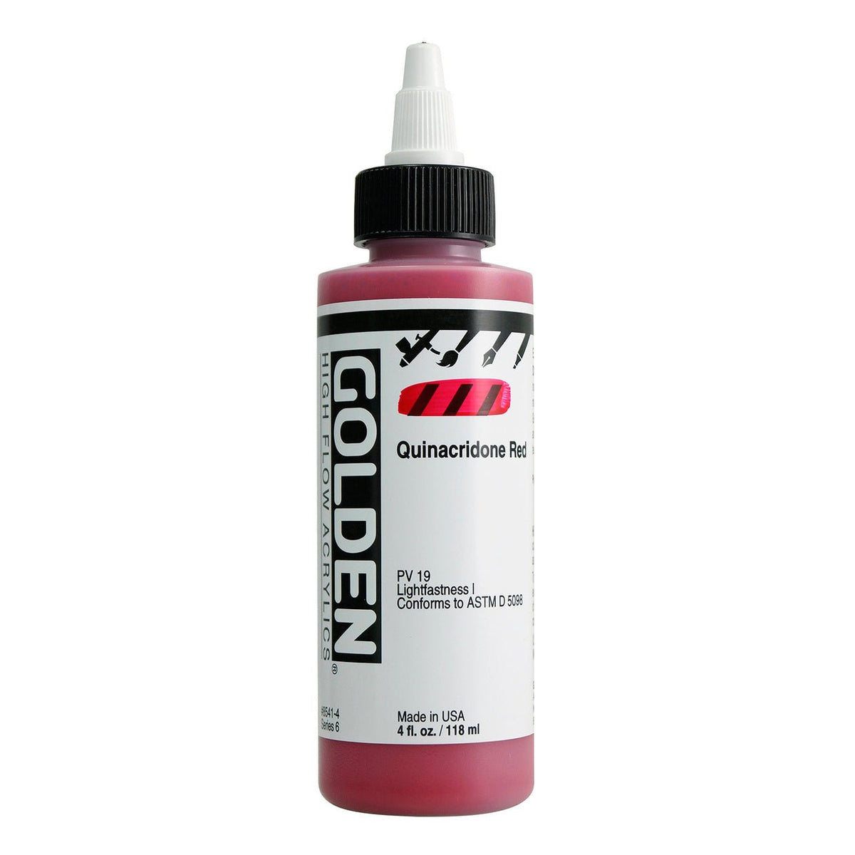 Golden Heavy Body Acrylic - Quinacridone Red 2 oz.