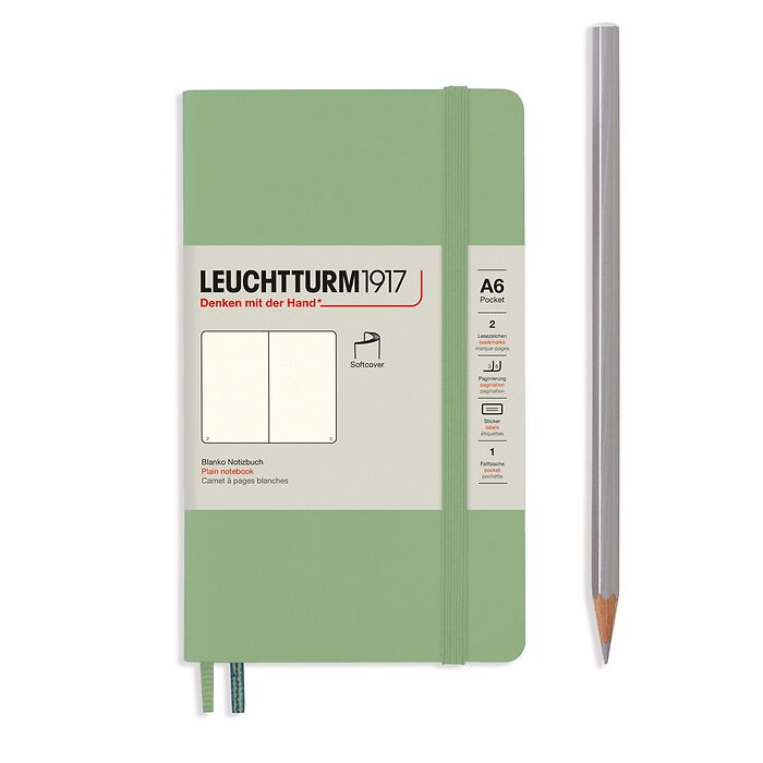 LEUCHTTURM1917 - Pocket A6 Dotted Hardcover Notebook Blue- 187