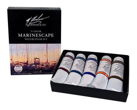  M. Graham Tube Watercolor Paint Marinescape 5-Color