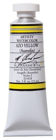 M. Graham Artists' Watercolor 15ml Azo Yellow