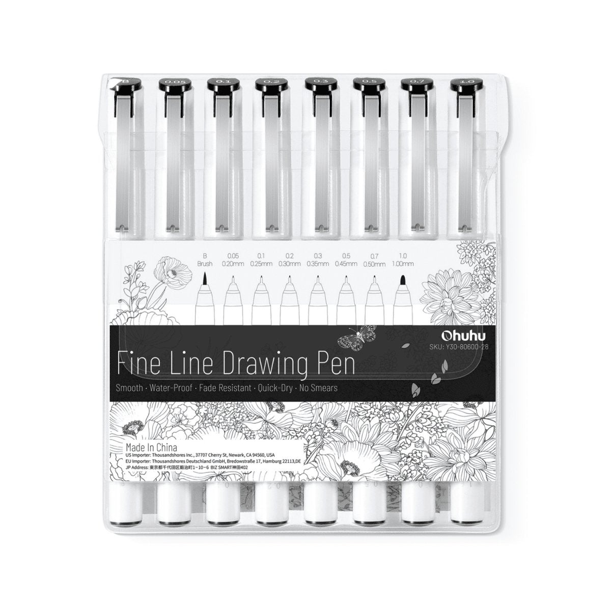 Ohuhu Honolulu Series Marker Pen, Brush Type, 216 Algeria