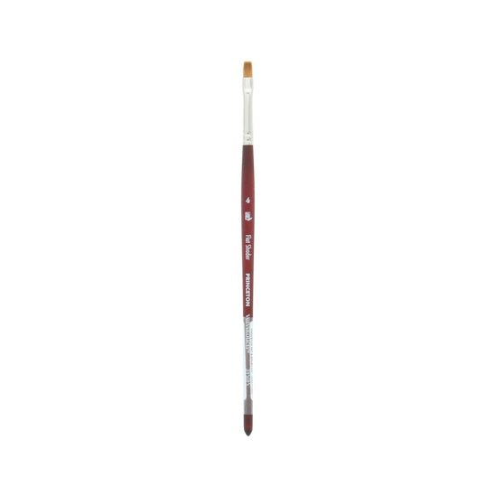 Princeton Velvetouch Series 3950 Paint Brush for Acrylic Oil and Watercolor  Flat Shader 10