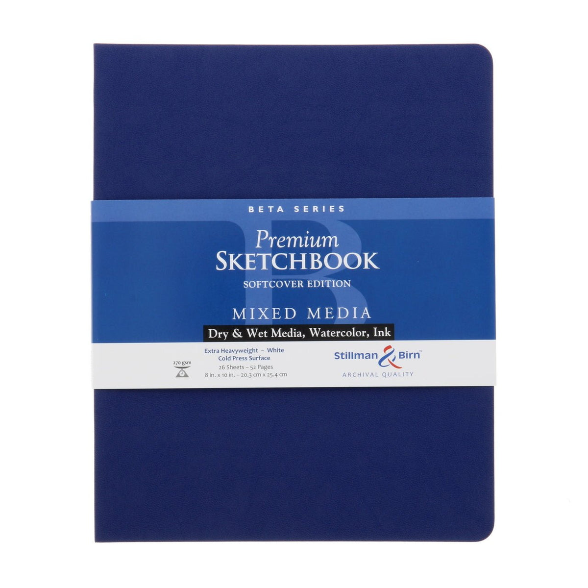 Stillman & Birn Beta Series Soft-Cover Sketchbook, 7.5 x 7.5