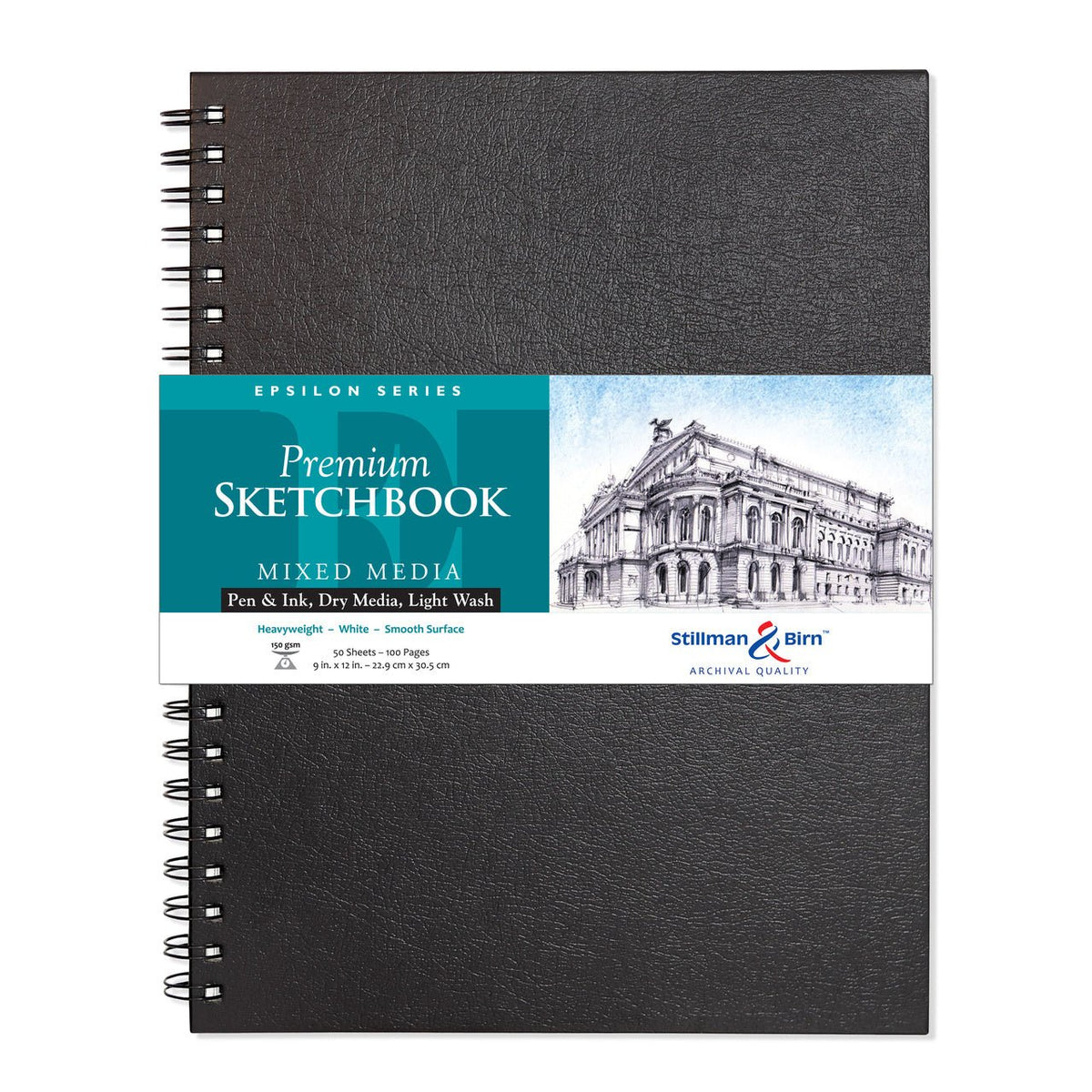 100 Sheets 9 x 12 Inch sketch pad - Smooth surface