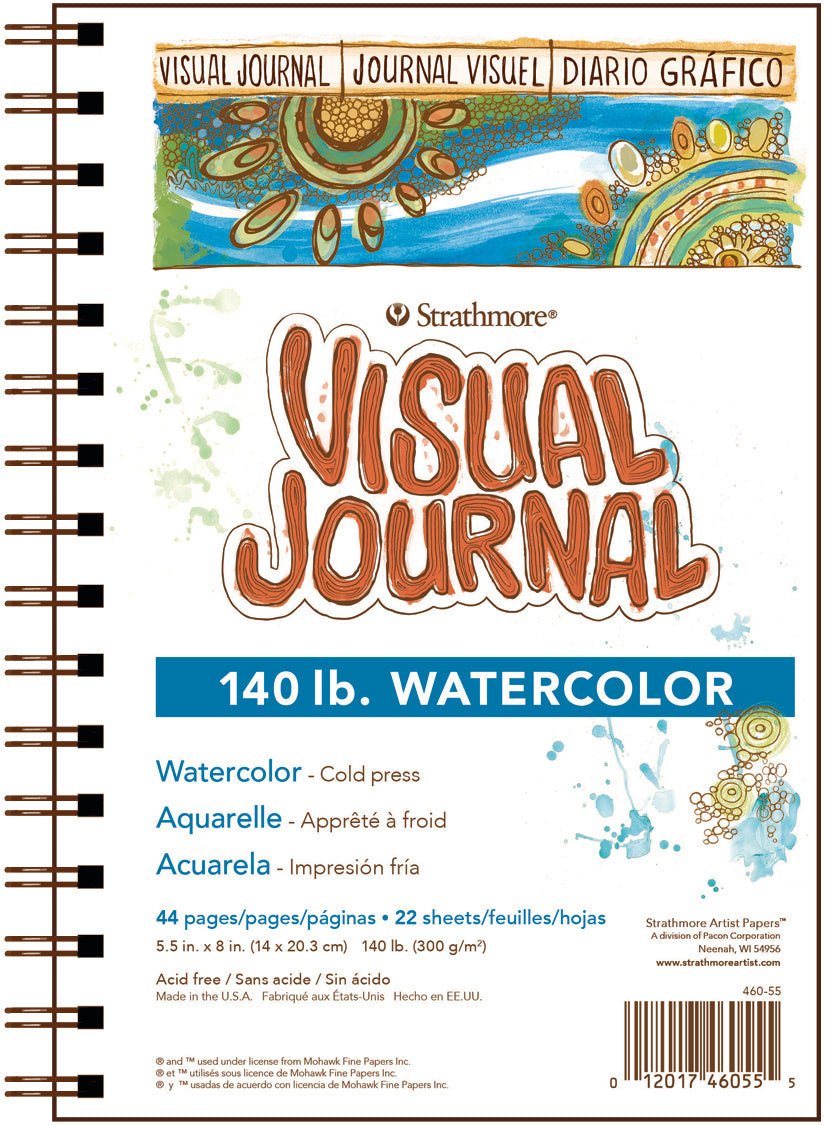 Strathmore 8.5 x 5.5 400 Series Watercolor Hardbound Art Journal