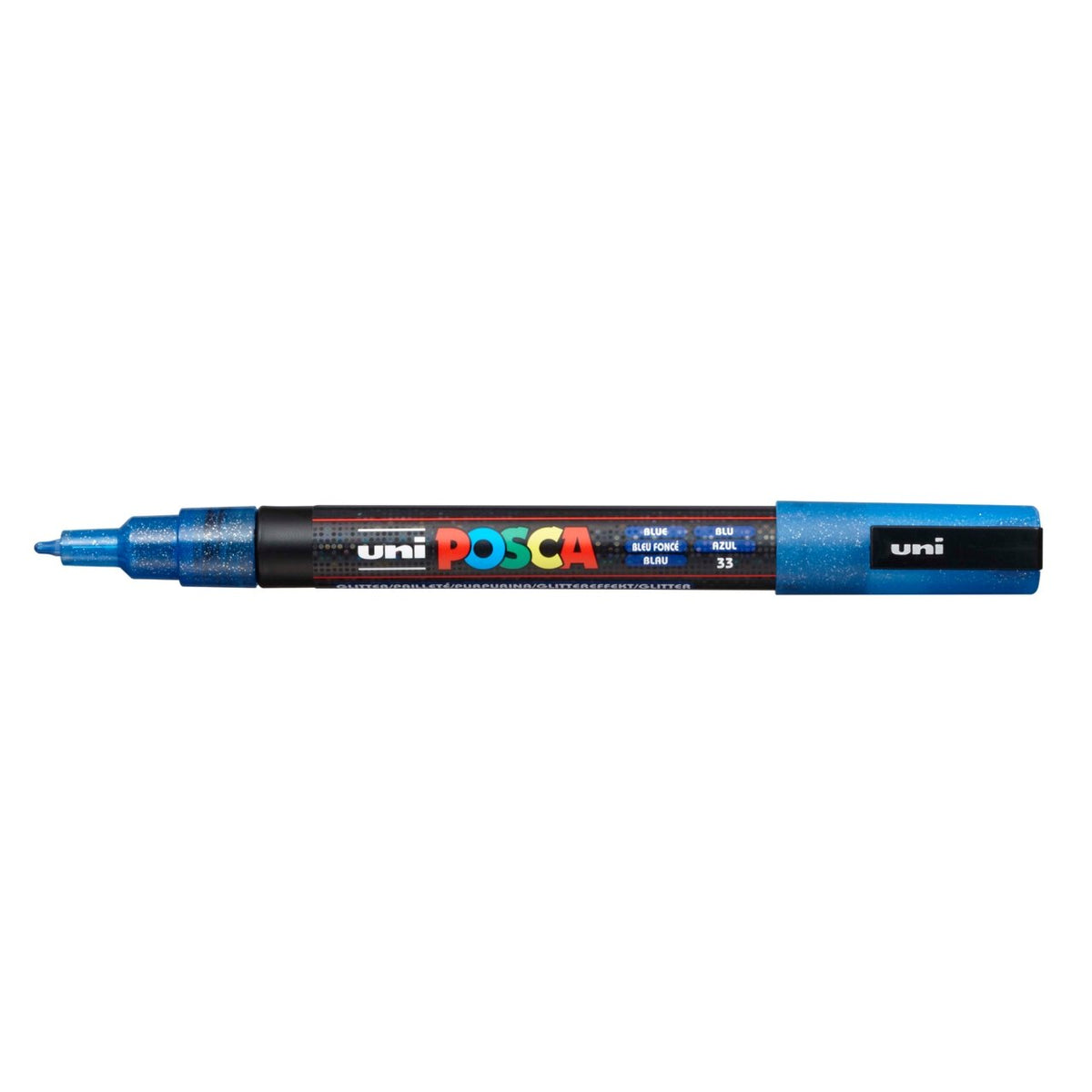 Uni POSCA - PC-3M Art Marker Paint Pens - 4 Pack Wallet - Blue Tones