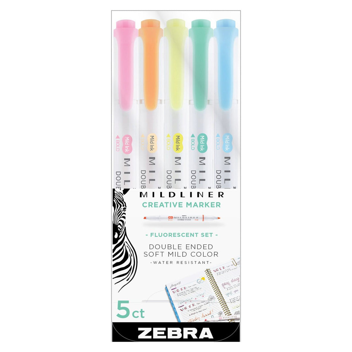 Zebra Mildliner Cool And Refined Double Ended Creative Markers