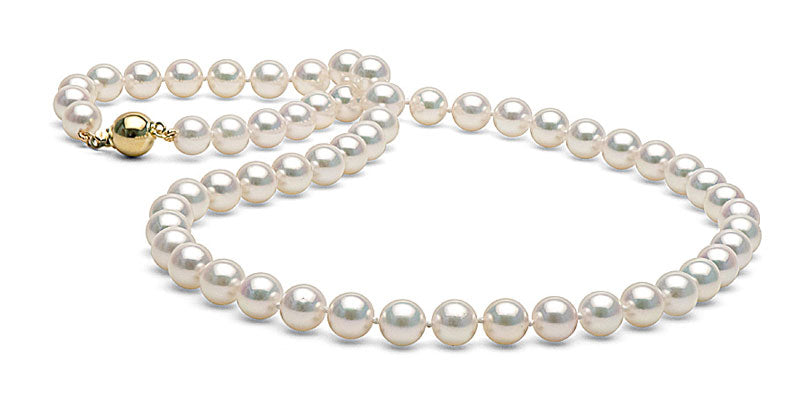 Japanese Akoya Pearl Necklace, 7.0-7.5mm