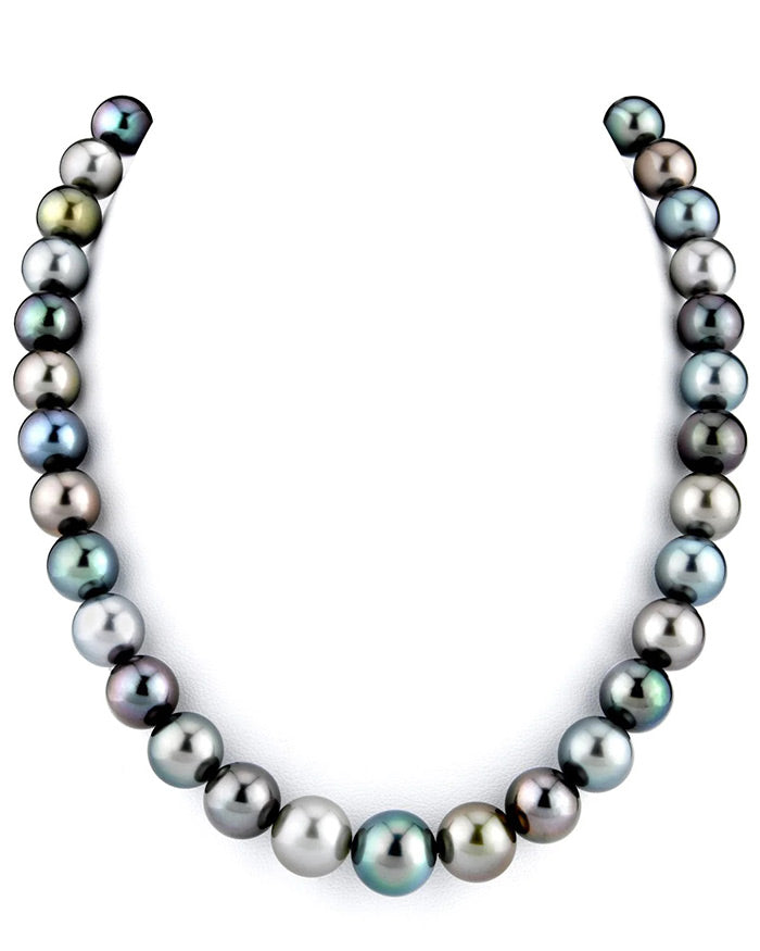 Pure Pearls Weekly Product Spotlight: Silvery Multicolor Tahitian Pearl Necklace