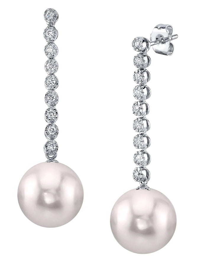 Pure Pearls Weekly Product Spotlight: Japanese Akoya Pearl Bellatrix Earrings