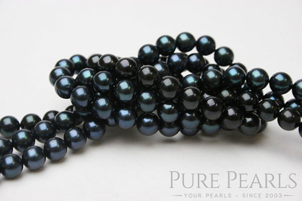 Knotted Black Pearl Rope 