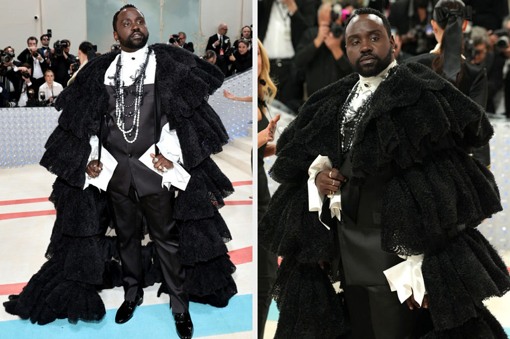 Gazing at Glam: Pearls Shine at the Met Gala Brian Tyree Henry