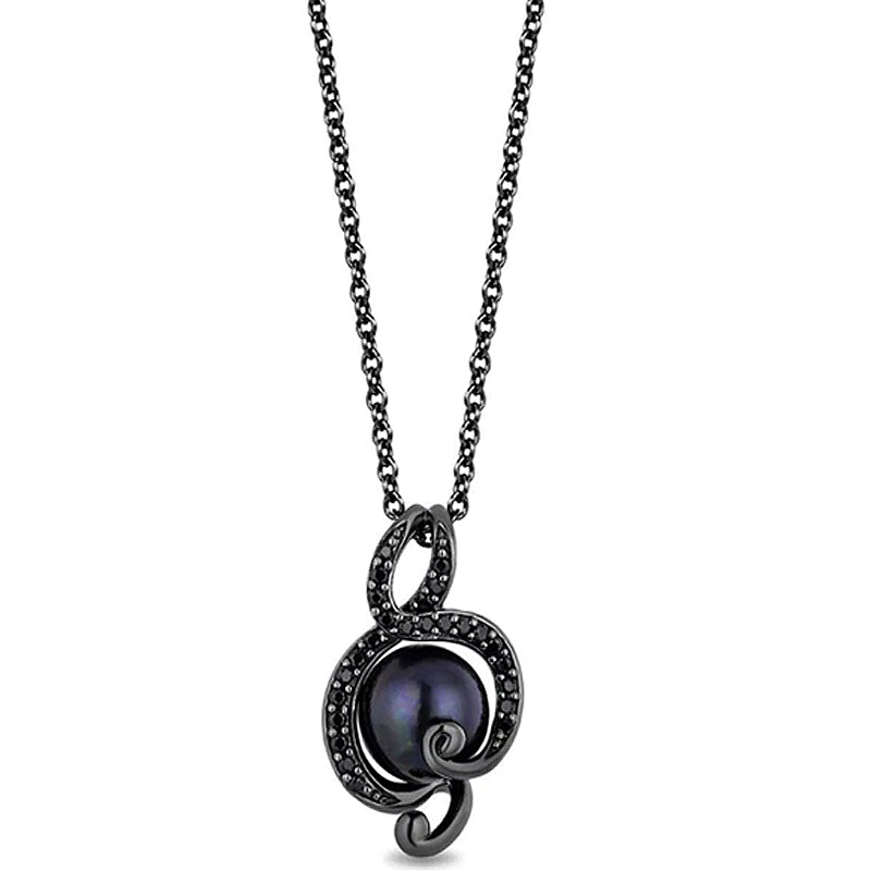 Disney's Ursula Black Akoya Pearl Pendant