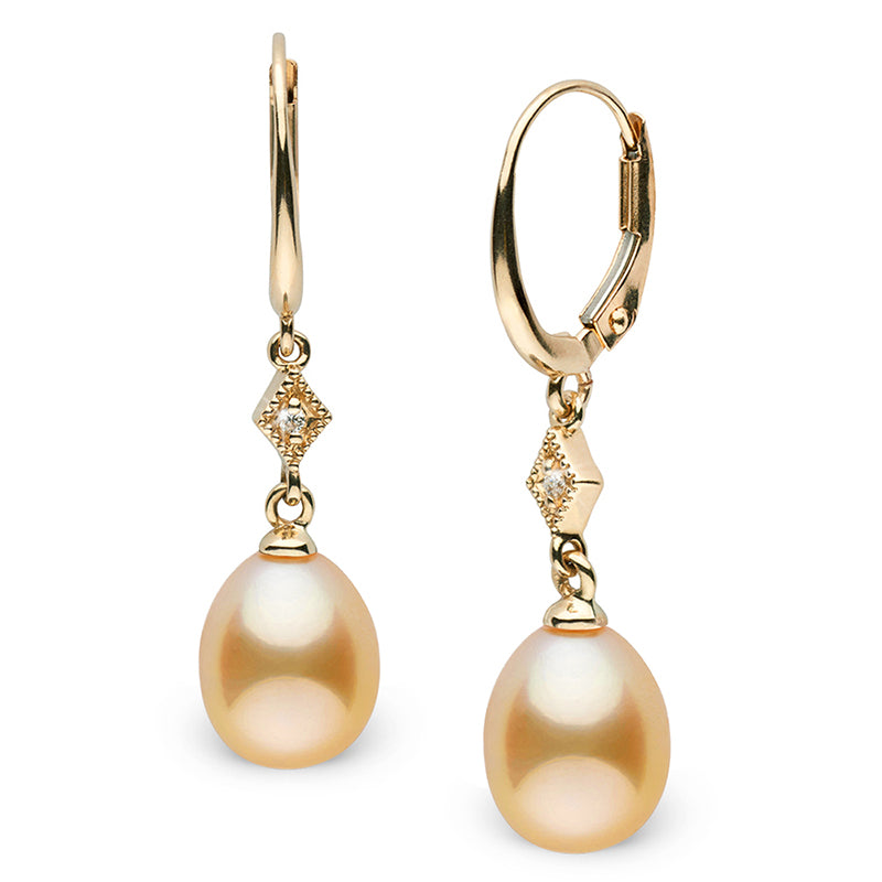 Wish List Spotlight: Golden South Sea Pearl and Diamond Aerie Earrings