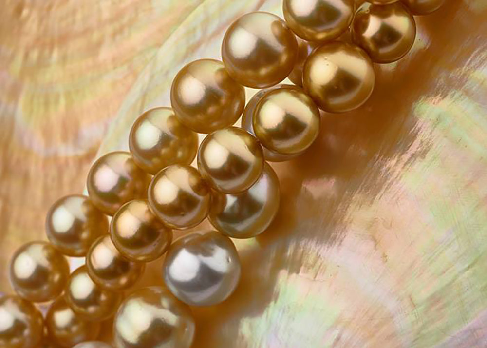 Spring Pearl Colors: Gold Pearls