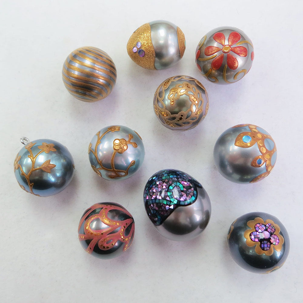 maki-e pearls from Eliko pearls