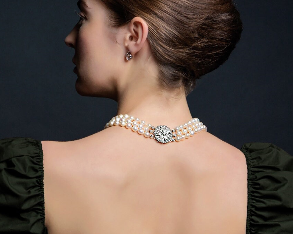 Top 10 Most Expensive Pearls Ever Sold: Marie Antoinette's Three-Strand Pearl and Diamond Necklace