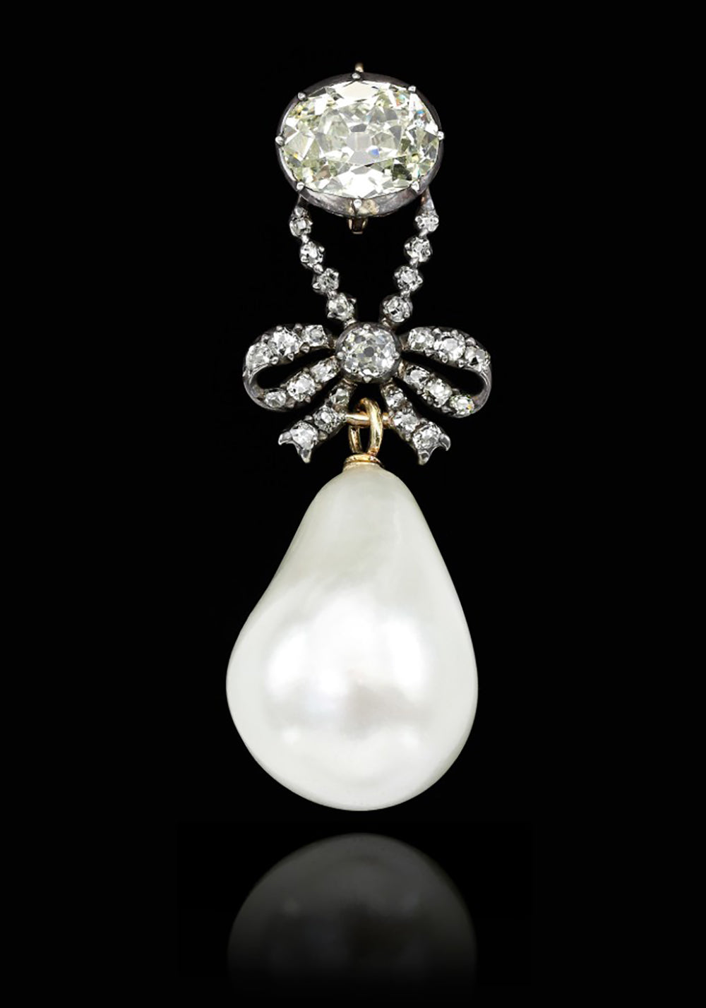 Marie Antoinette's Natural Pearl Pendant