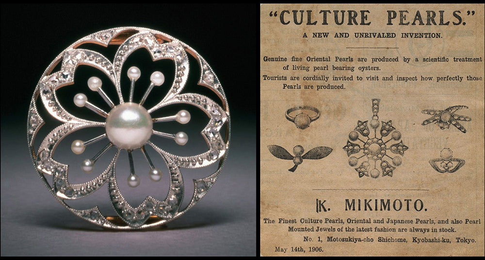 Mikimoto Pearl Vintage Advertisement from 1906