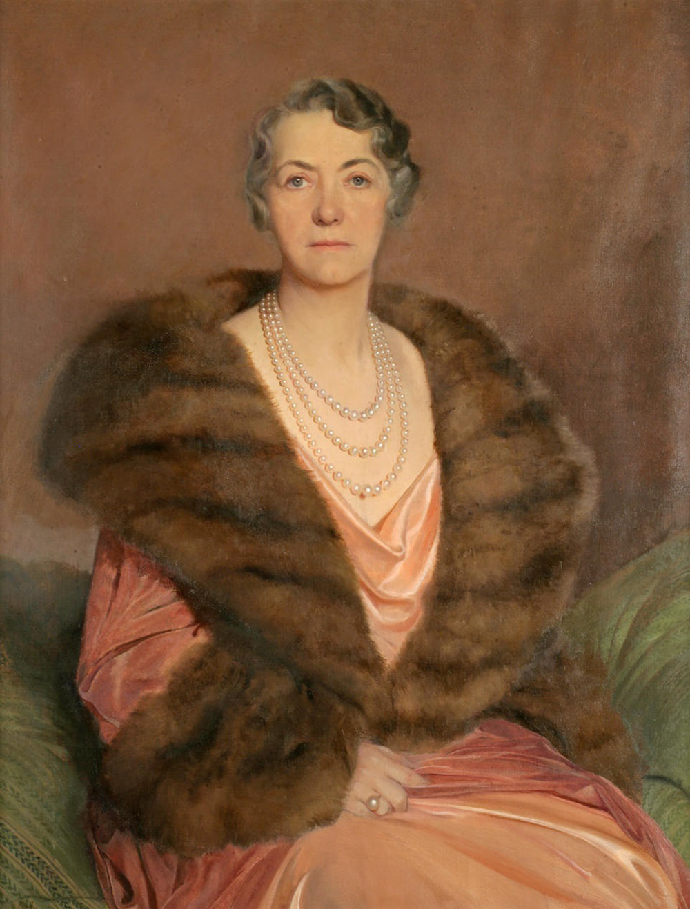 Top Ten Most Expensive Pearls Ever Sold: Mrs. Anna Dodge Portrait Dodge Pearl Necklace
