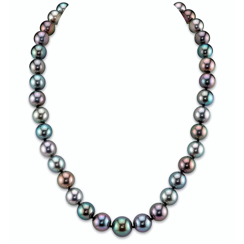 Pure Pearls Weekly Product Spotlight: Blue, Green and Purple Tahitian Pearl Necklace
