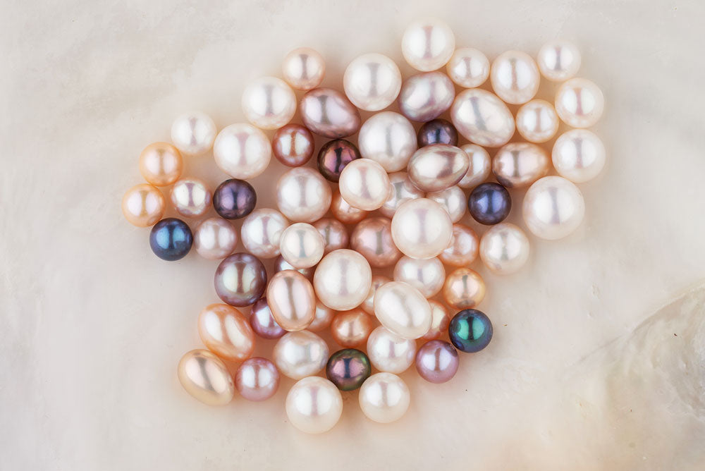 Freshwater Pearls in Shell