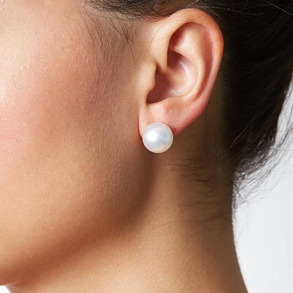 Pearl Earring Size Guide: 12.0-13.0mm Pearl Earrings