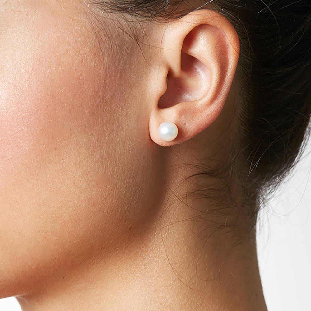 Pearl Earring Size Guide: 7.0-8.0mm Pearl Earrings