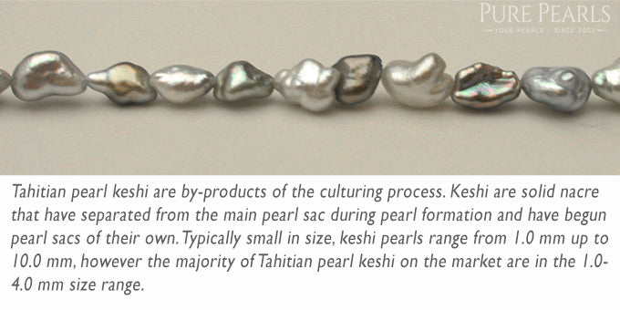Tahitian Keshi Pearls