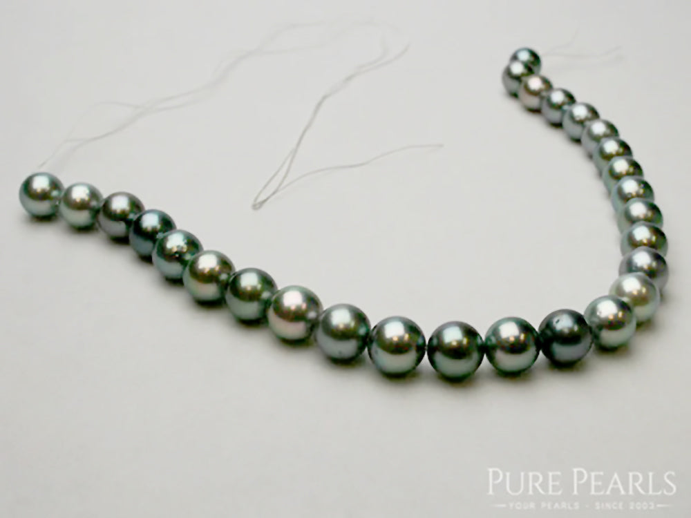 Temporary Stringing of a Pearl Necklace