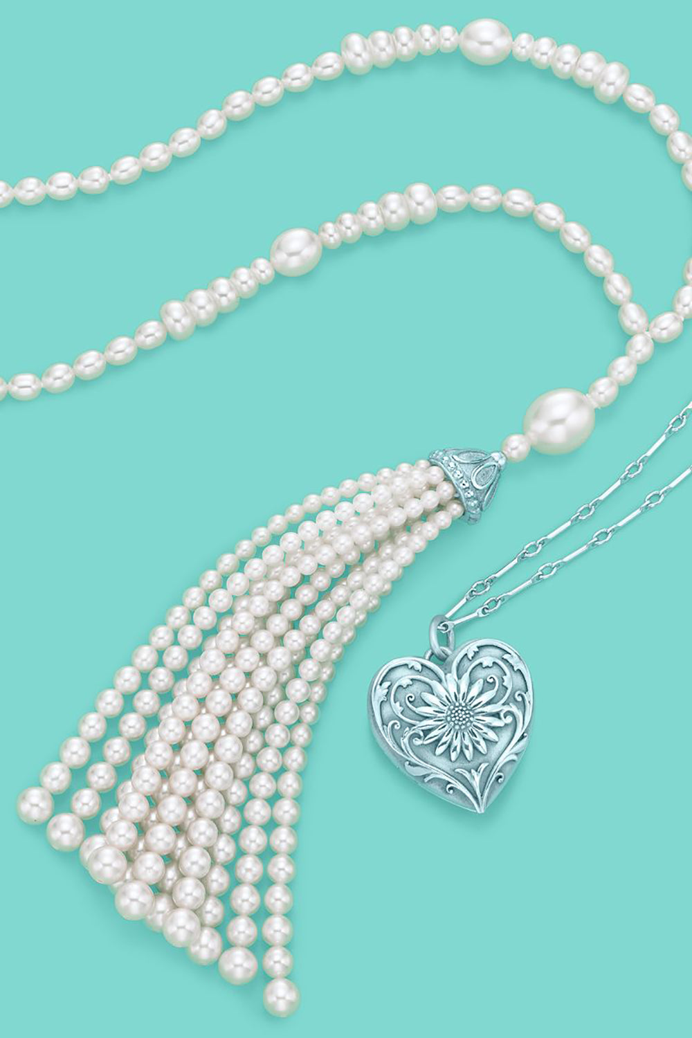 Ziegfeld Collection Pearl Necklace with a Silver Clasp, 6-7 mm | Tiffany &  Co.