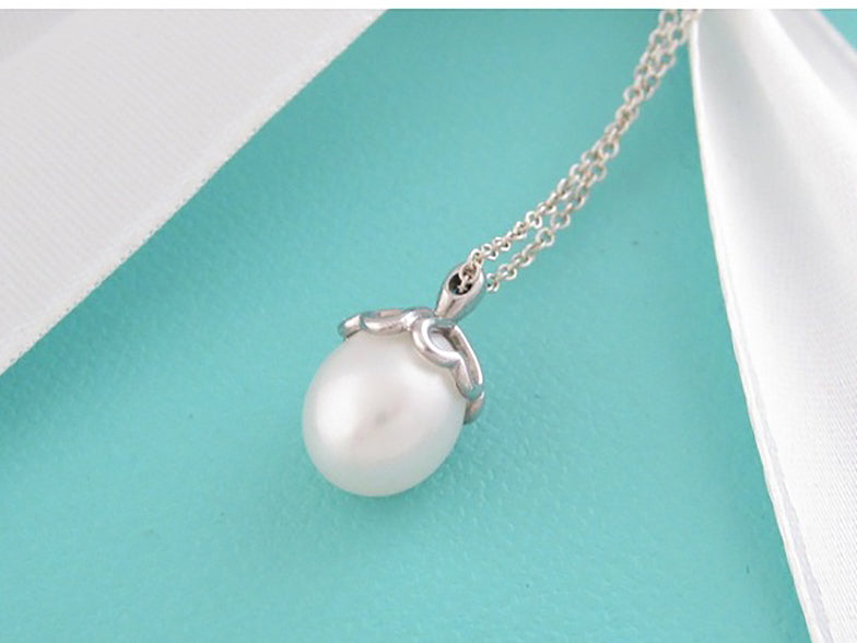 Tiffany & Co. Platinum South Sea Keshi Pearl Necklace – Tenenbaum Jewelers