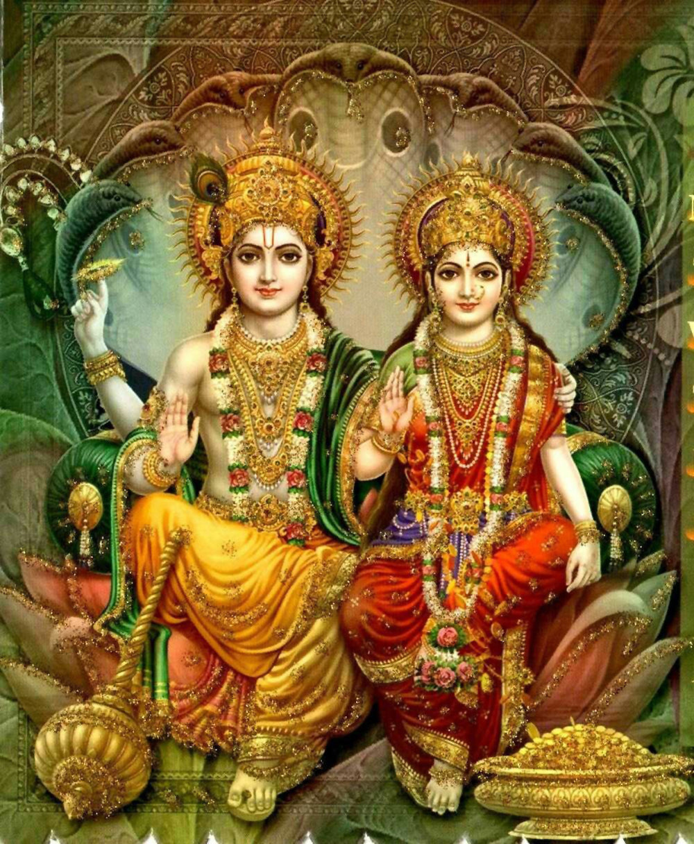 Vishnu and Lakshmi Pearls