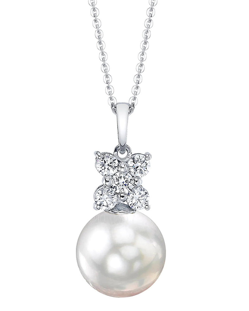 Pure Pearls Weekly Product Spotlight: White South Sea Pearl and Diamond Aristocrat Pendant