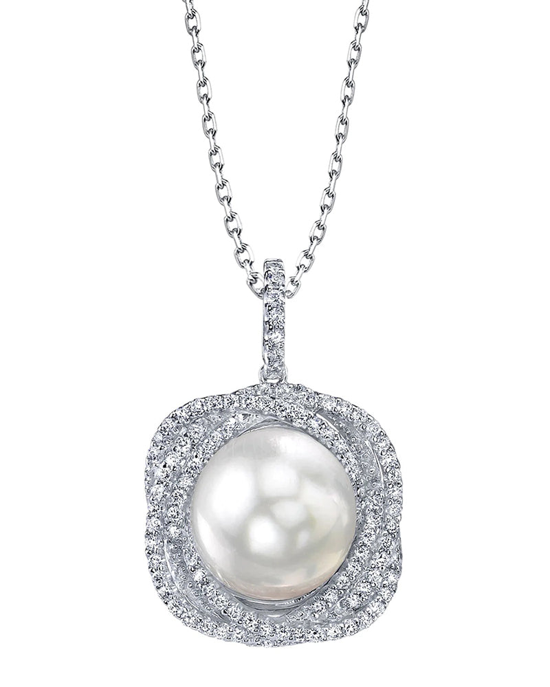 Pure Pearls Weekly Product Spotlight: White South Sea Pearl and Diamond Orion Pendant