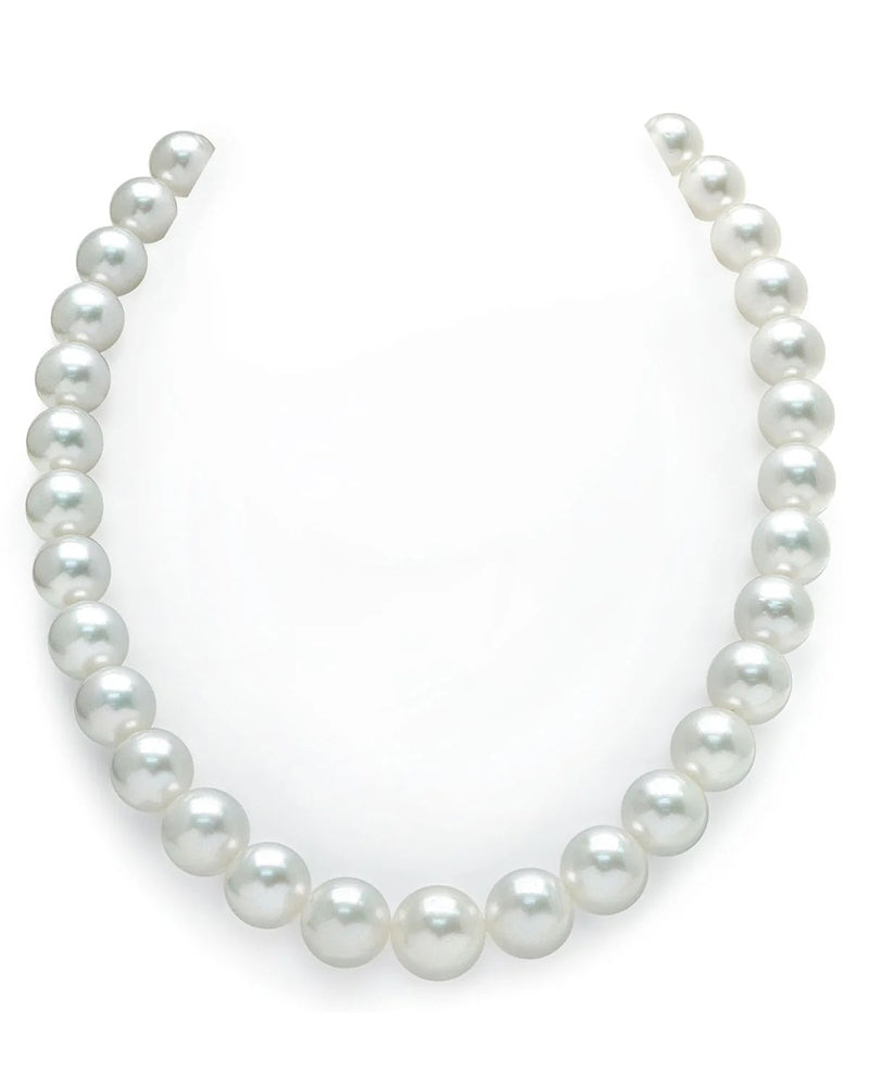 Pure Pearls Weekly Pearl Jewelry Spotlight White South Sea Pearl Necklace, 11.0-13.0mm - AAA/Gem Quality