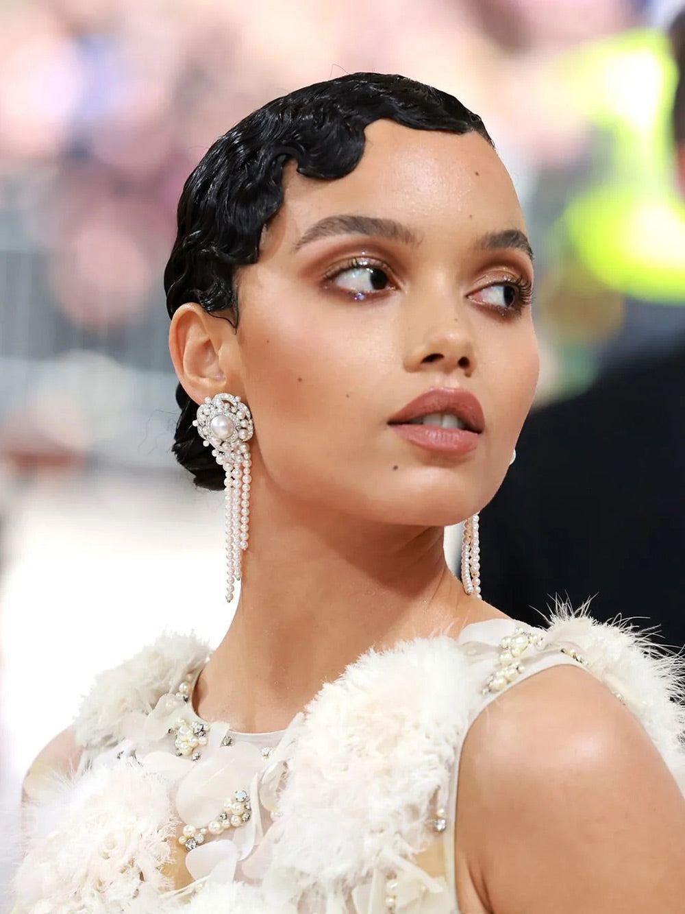 Gazing at Glam: Pearls Shine at the Met Gala Whitney Peak