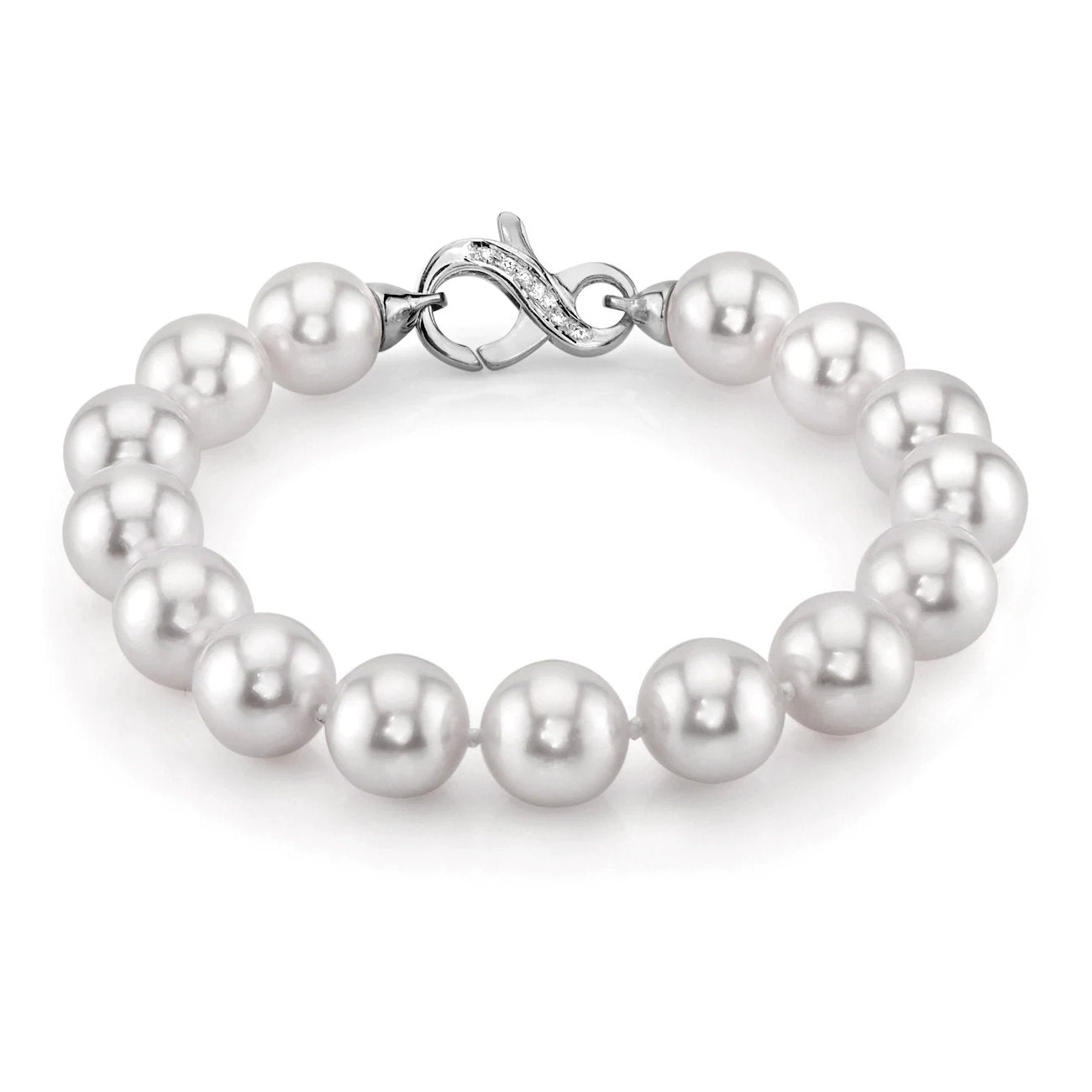 White South Sea Pearl Bracelet in 10.0-11.0mm