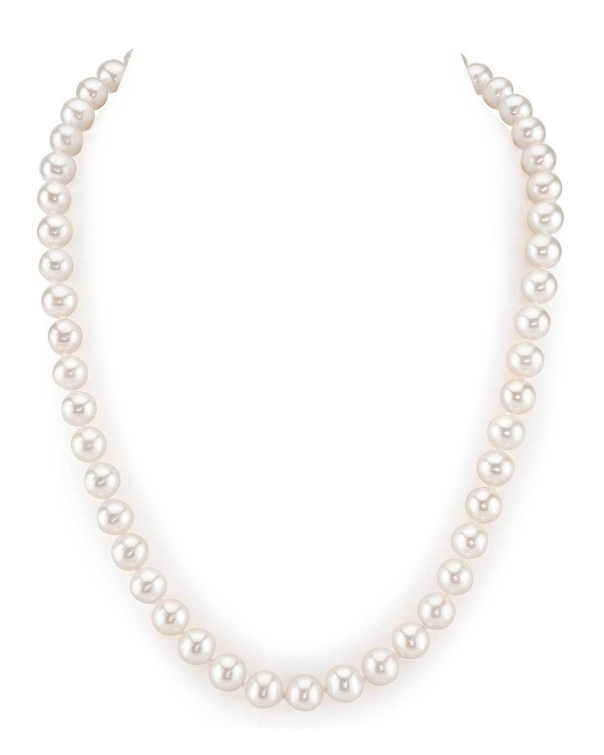 freshwater pearl necklace 14k