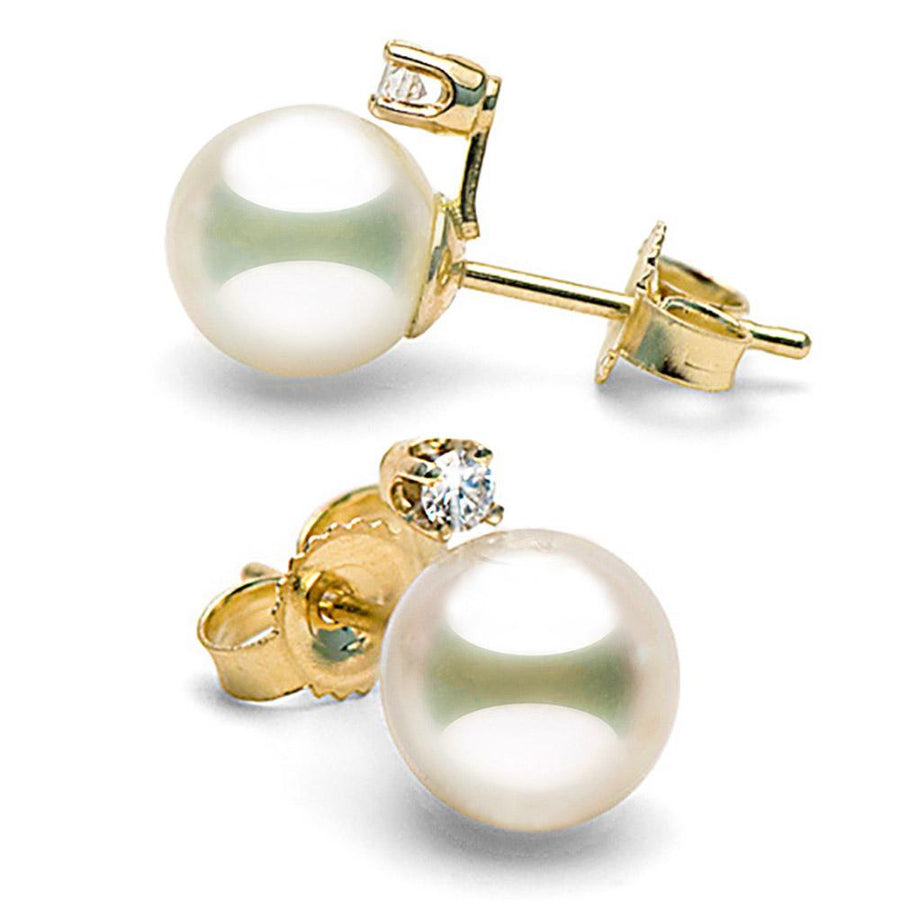 Diamonds and Pearl Earrings | FREE 