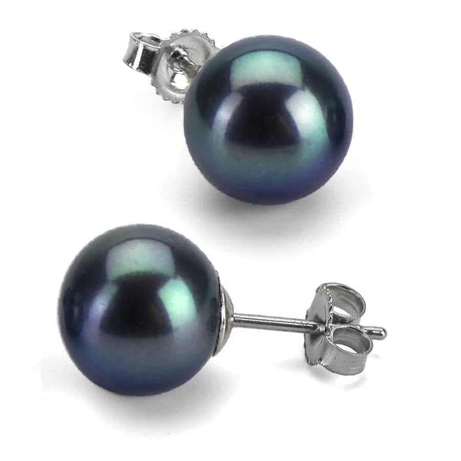 Black Pearl Earrings | FREE Shipping 
