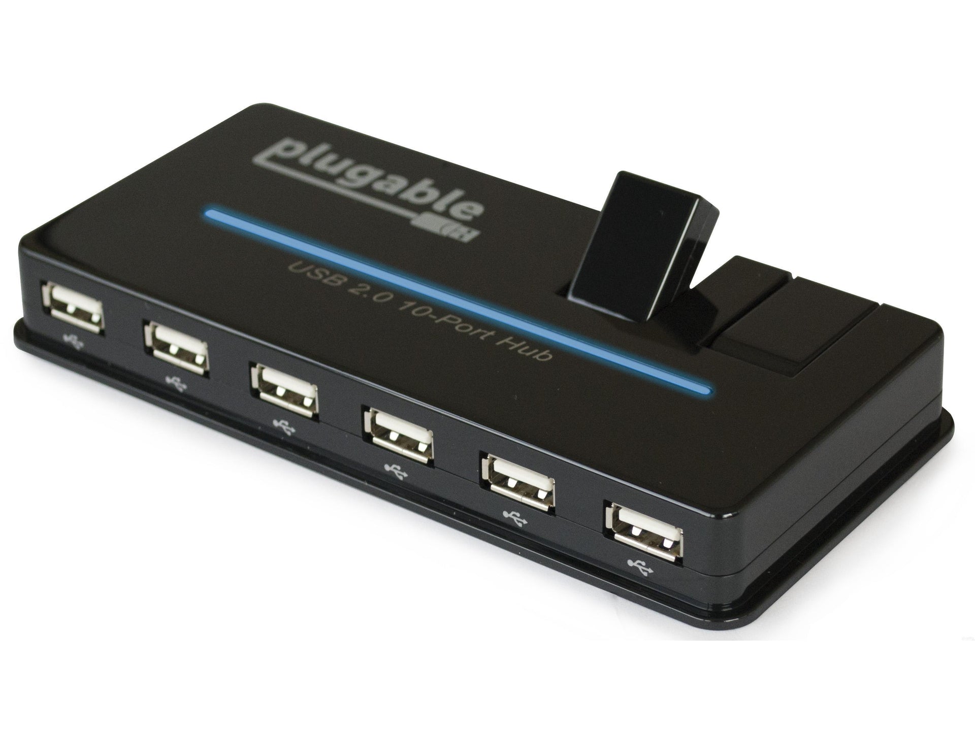 Plugable USB 2.0 10-Port Hub with Power Adapter – Plugable Technologies