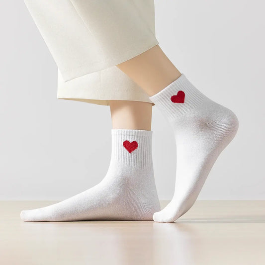 Chaussettes d'été confortables en forme de cœur pour filles, chaussettes à  Tube central, bas de Style coréen, bonneterie pour enfants – les meilleurs  produits dans la boutique en ligne Joom Geek