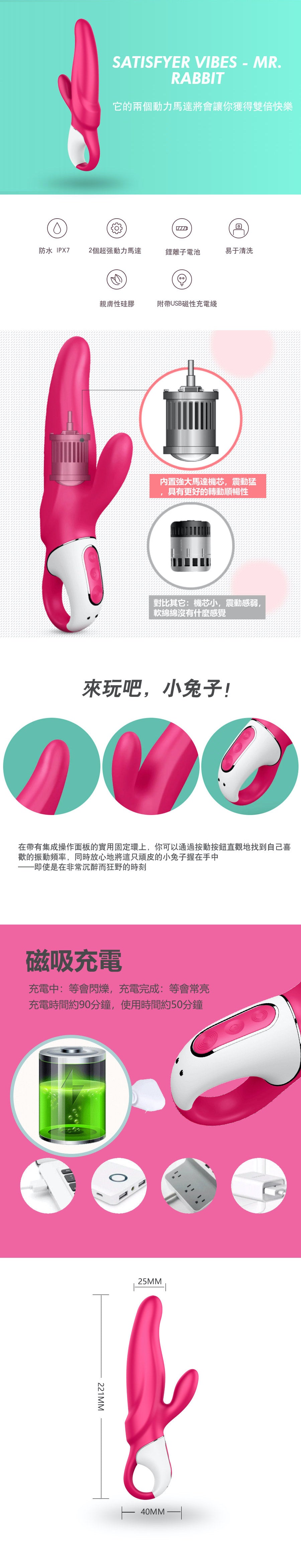 Satisfyer Mr. Rabbit 大型兔兔震動器