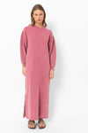 Galvani Sweatshirt Dress | Berry Pink