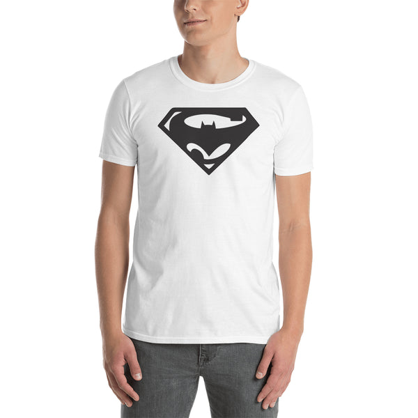 Batman Vs Superman T shirt Superman Logo T shirt Cotton White Short-Sleeve  T shirt for men – 