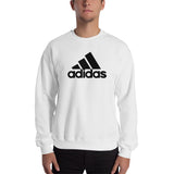 white adidas sweatshirt