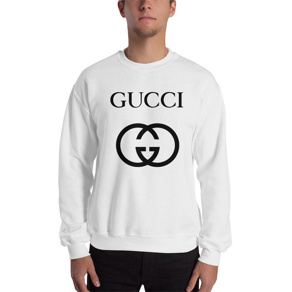 Branded Sweatshirt Gucci brand Sweatshirt full-sleeve crew neck White ...