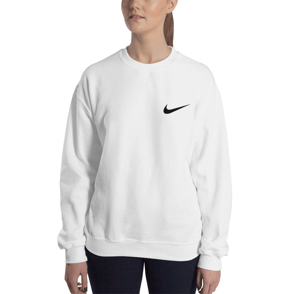 womens nike white sweatshirt