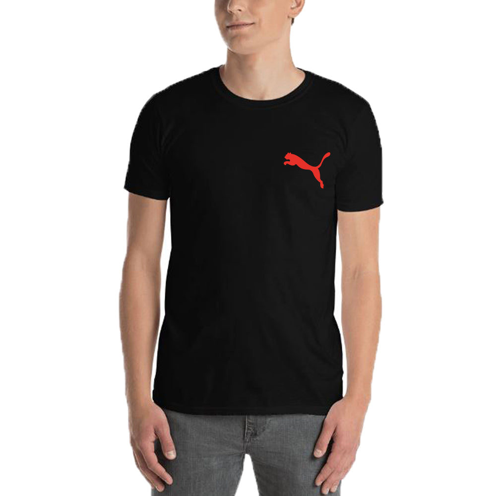 Puma T shirt Puma logo T shirt Black 